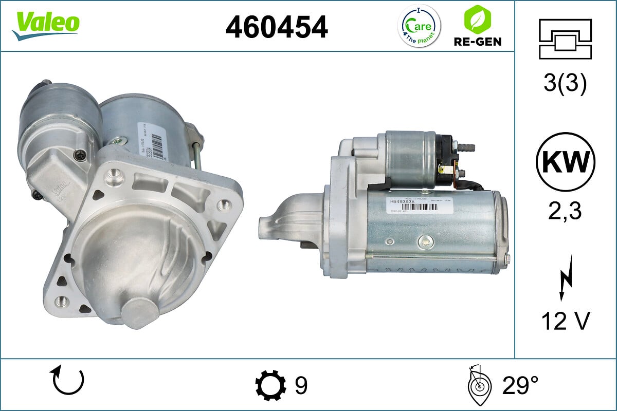 Rozrusznik VALEO 460454