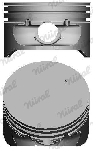 Tłok NÜRAL 87-125600-00