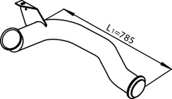 Exhaust Pipe DINEX 22179