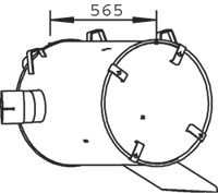 Tłumik końcowy DINEX 51347