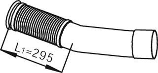 Exhaust Pipe DINEX 54242