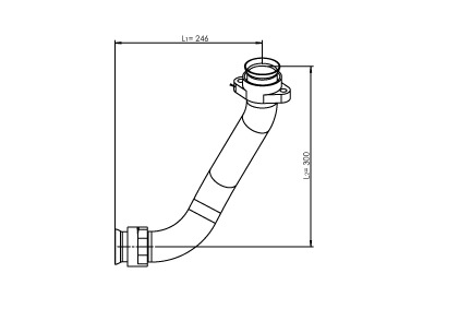 Exhaust Pipe DINEX 54233