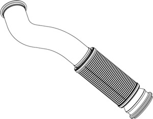 Exhaust Pipe DINEX 82266