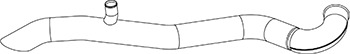 Exhaust Pipe DINEX 68744