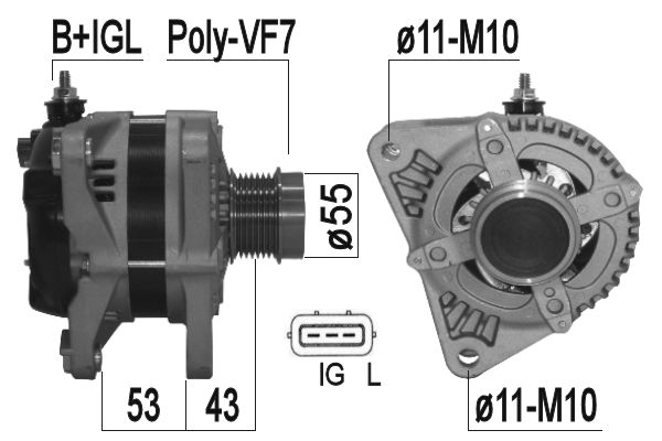 Alternator ERA 209369A