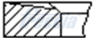 Piston Ring Kit FRECCIA FR10-880700