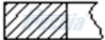 Piston Ring Kit FRECCIA FR10-205000