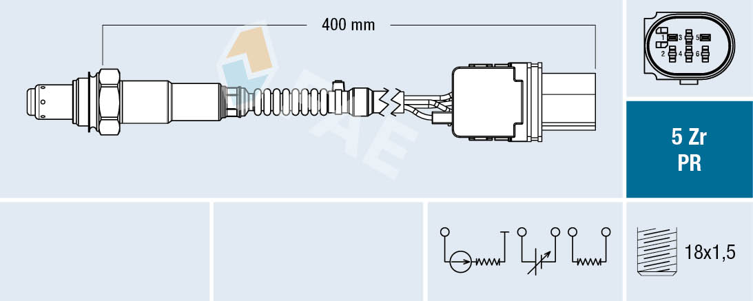 Lambda Sensor FAE 75123