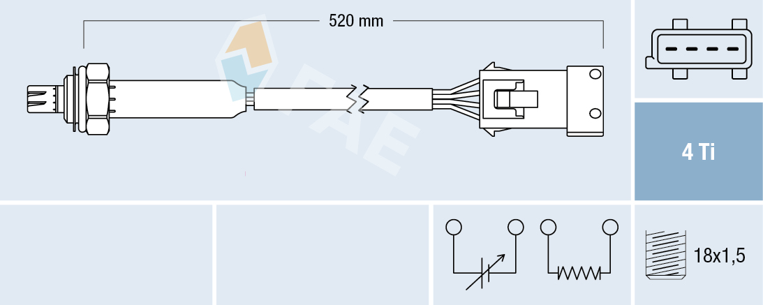 Oxygen Sensor FAE 77188