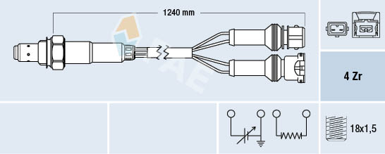 Lambda Sensor FAE 77125