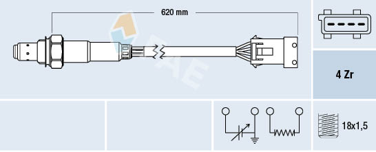 Lambda Sensor FAE 77166