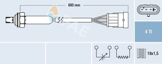 Lambda Sensor FAE 77183