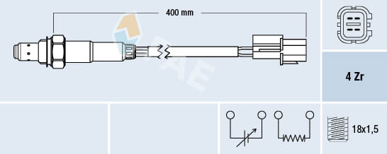Lambda Sensor FAE 77290