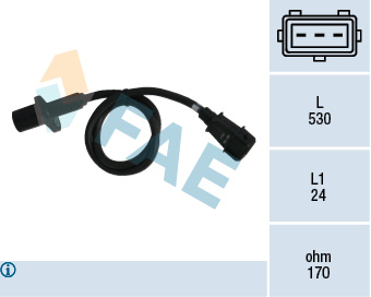 Sensor, crankshaft pulse FAE 79004