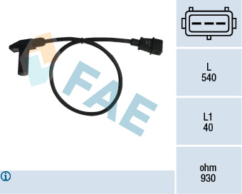 Sensor, crankshaft pulse FAE 79097