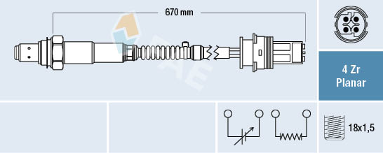 Lambda Sensor FAE 77328