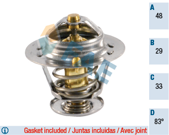 Thermostat, coolant FAE 5304783
