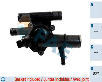 Thermostat, coolant FAE 5323883