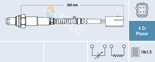 Sonda lambda FAE 77677