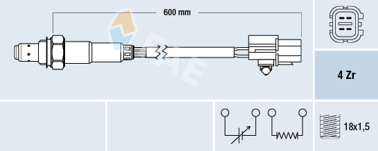 Lambda Sensor FAE 77688