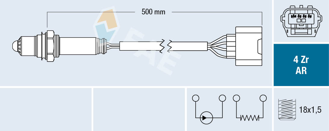 Lambda Sensor FAE 75633