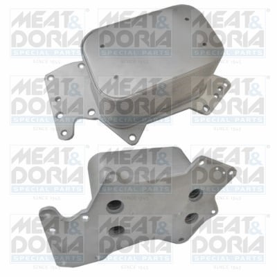 Oil Cooler, engine oil MEAT & DORIA 95153