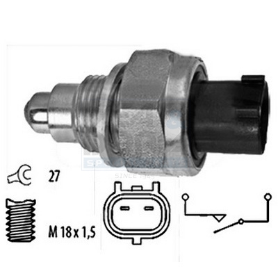 Switch, reverse light MEAT & DORIA 36084