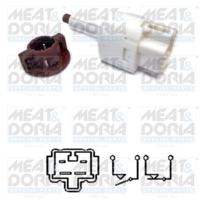 Stop Light Switch MEAT & DORIA 35071