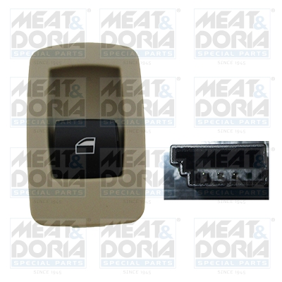 Switch, window regulator MEAT & DORIA 26013