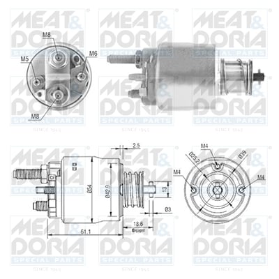 Włącznik elektromagnetyczny, rozrusznik MEAT & DORIA 46223