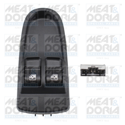 Switch, window regulator MEAT & DORIA 26605