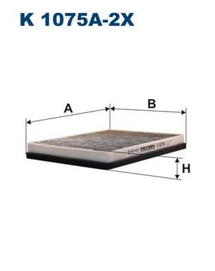 Filter, interior air FILTRON K 1075A-2x