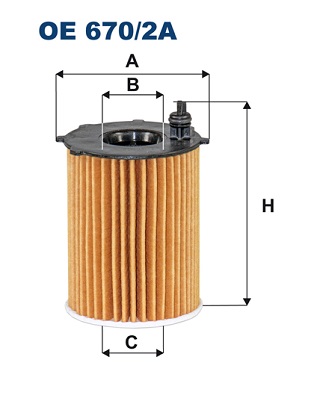 Oil Filter FILTRON OE 670/2A