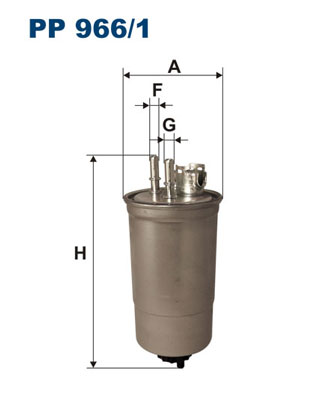 Fuel filter FILTRON PP 966/1