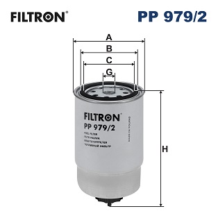 Fuel filter FILTRON PP 979/2