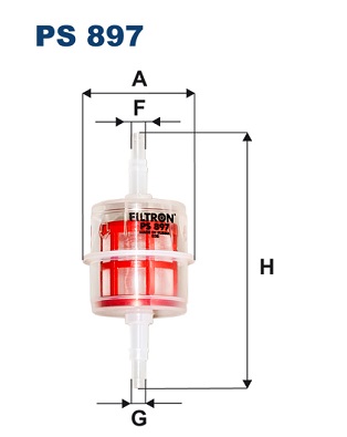 Fuel filter FILTRON PS 897