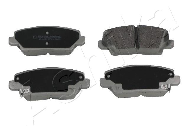 Brake Pad Set, disc brake ASHIKA 50-0K-K37