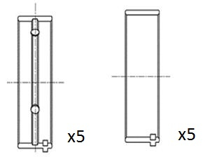Crankshaft Bearing FAI AutoParts BM1006-STD