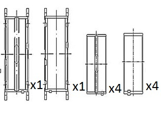 Crankshaft Bearing FAI AutoParts BM1055-STD