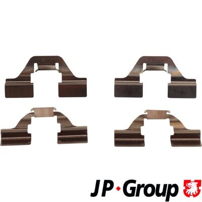 Accessory Kit, disc brake pad JP GROUP 4164003310