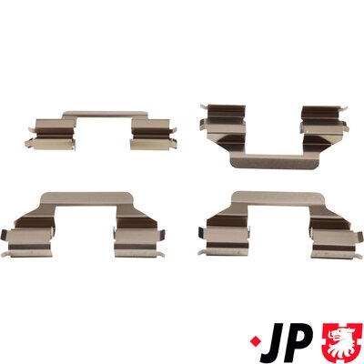 Accessory Kit, disc brake pad JP GROUP 4164003210