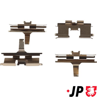 Accessory Kit, disc brake pad JP GROUP 6364002410