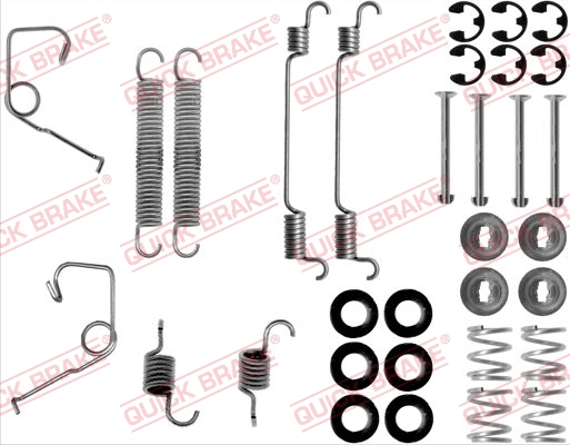 Accessory Kit, brake shoes KAWE 105-0706