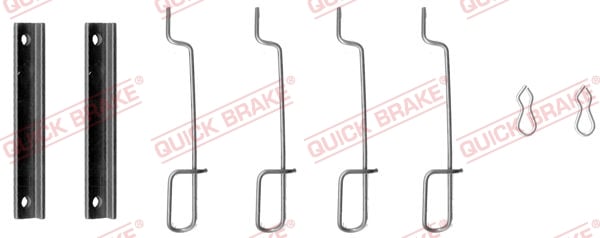 Accessory Kit, disc brake pad KAWE 109-0992