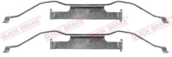Accessory Kit, disc brake pad KAWE 109-1148