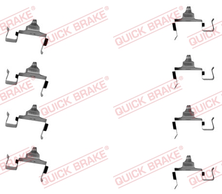 Accessory Kit, disc brake pad KAWE 109-1697
