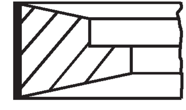 Piston Ring Kit MAHLE ORIGINAL 061 65 N0