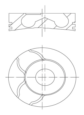 Piston MAHLE ORIGINAL 001 01 11