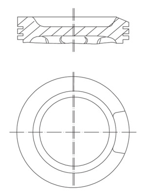 Tłok MAHLE ORIGINAL 033 04 01