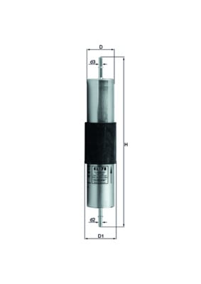 Fuel filter MAHLE ORIGINAL KL 78